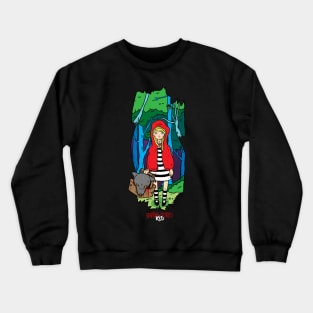 Red Badtime Stories Crewneck Sweatshirt